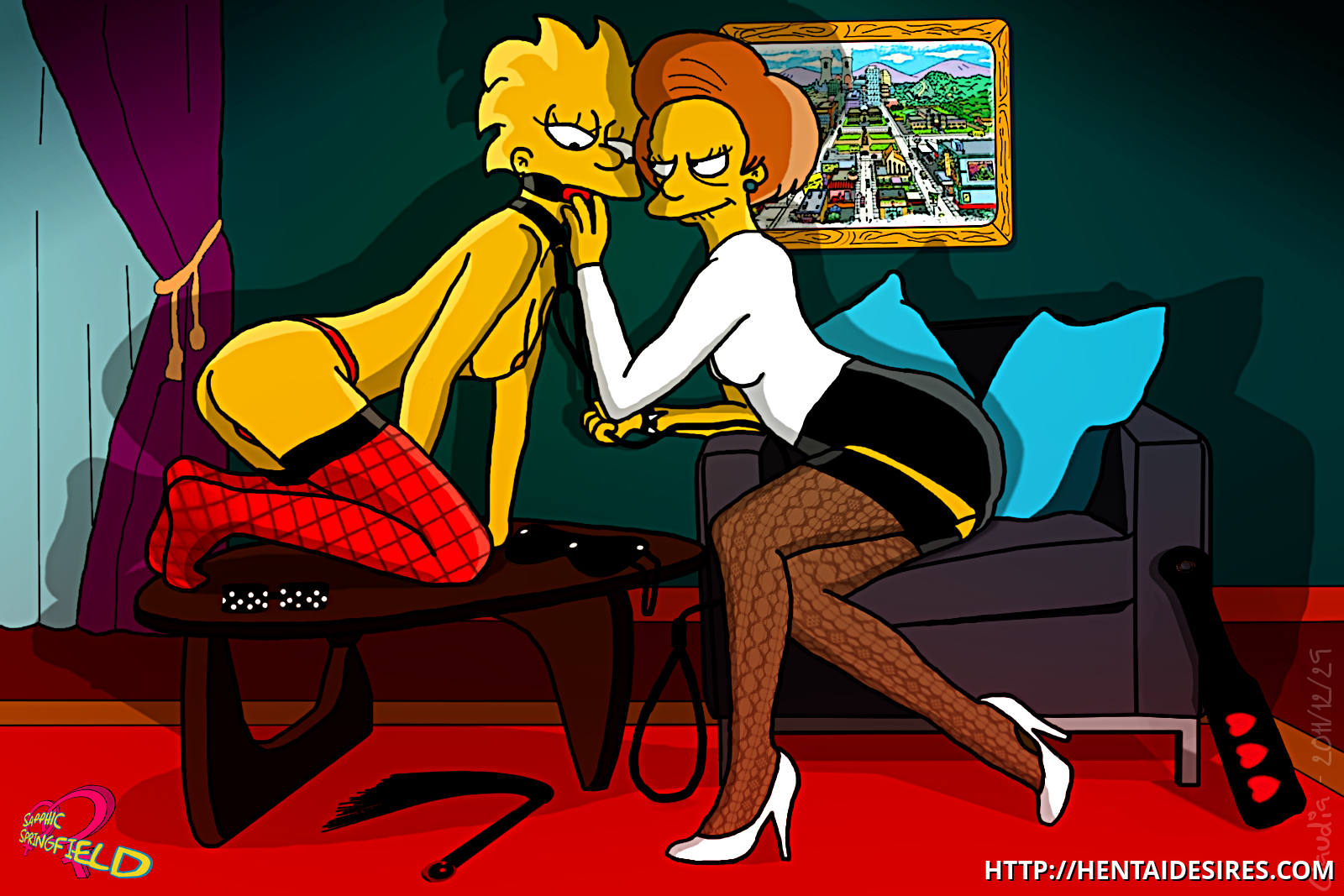 Marge und lisa simpson nackt