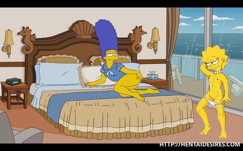 Simpsons Porn 4 Some - Simpson Porn Comics â€“ Marge fucks Lisa 4 â€“ Simpsons Hentai