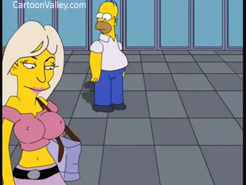 Cartoon Valley Simpsons - Homer's quickie at the mall